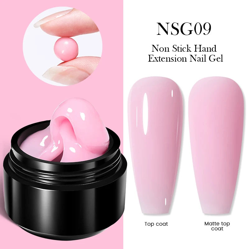 Modernoura 15ml Clear Non-Stick 3D Hard Gel – Milky Jelly Nail Extension Magic